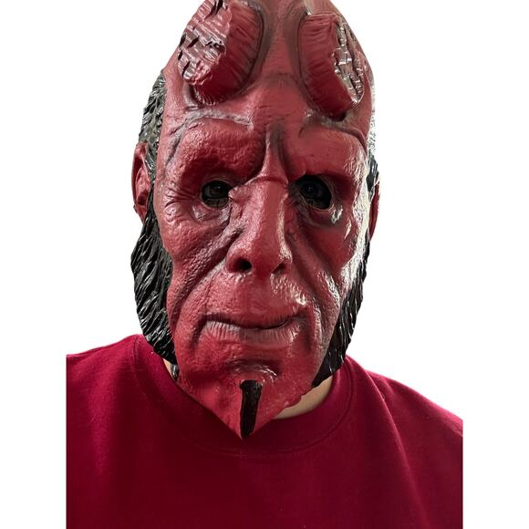 Rubies vintage 2004 Hellboy Halloween mask - Picture 1 of 6